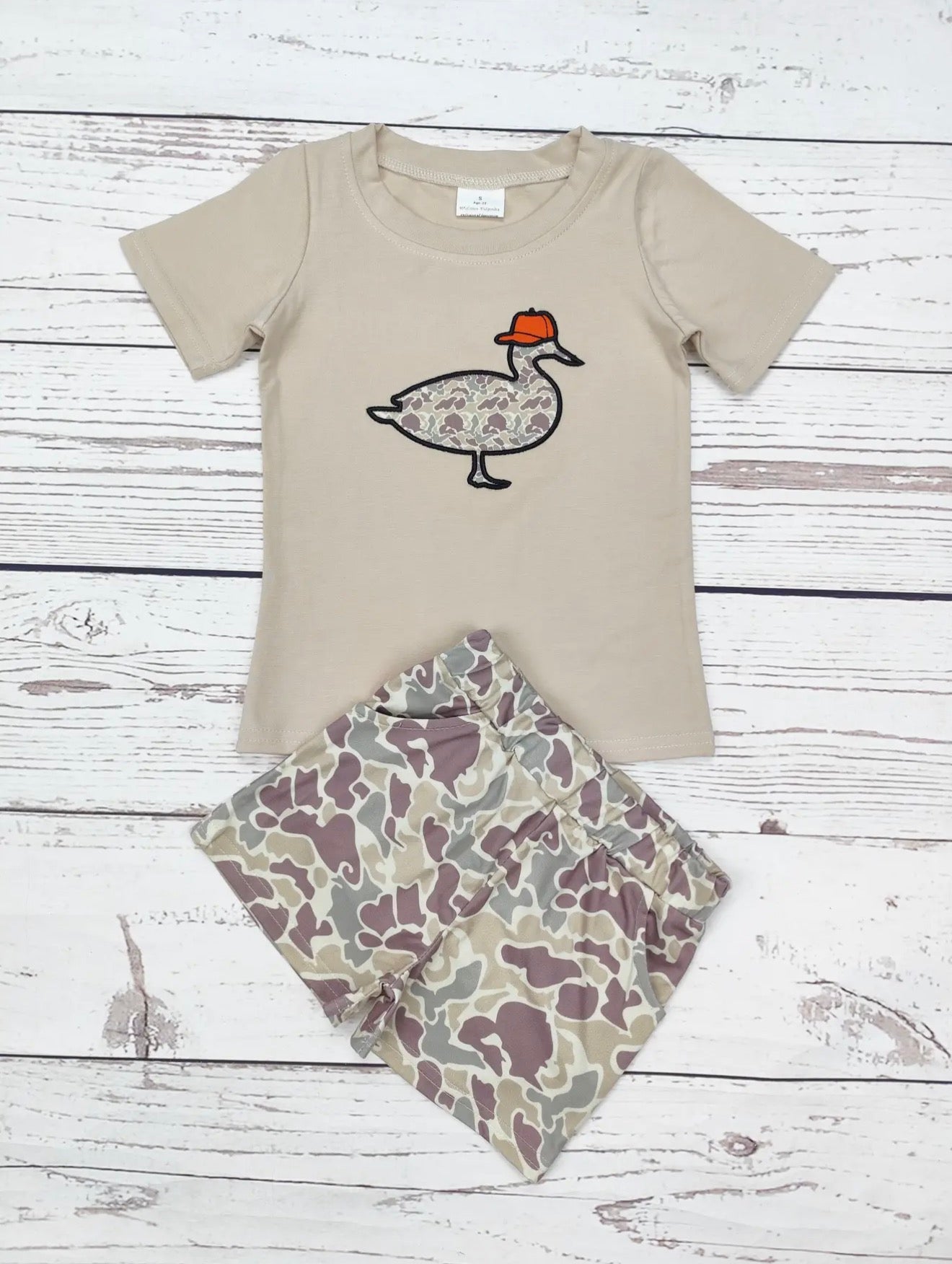 Boys Camo Duck Outfit