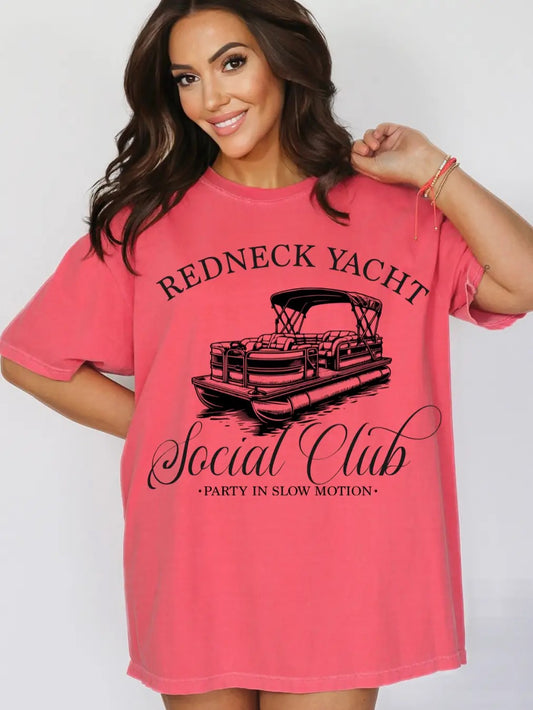 Redneck Yacht Club Boat Shirt