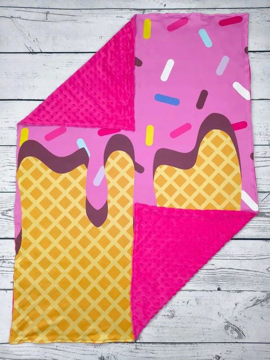 Ice Cream Dripping Blanket
